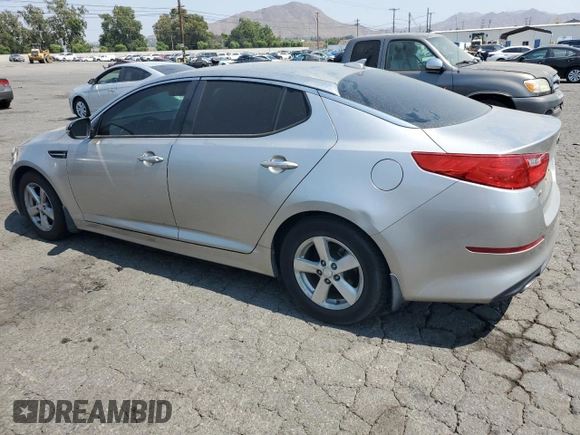 2014 Kia Optima LX with VIN KNAGM4A70E5470266, listed as a Copart auction lot 65084275 with 144,497 mi miles and Clean title. Bid and sale history available at DreamBid. Image 2.