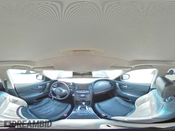 2010 Infiniti FX with VIN JN8AS1MW7AM851892, listed as a Copart auction lot 64990275 with 125,266 mi miles and Salvage title. Bid and sale history available at DreamBid. Image 15.
