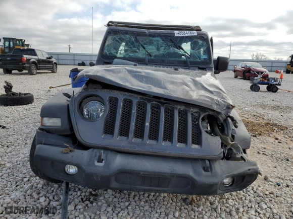 2020 Jeep Wrangler Unlimited Sport Altitude with VIN 1C4HJXDG6LW234273, listed as a Copart auction lot 48584185 with 74,936 mi miles and Salvage Title. Bid and sale history available at carsss.com. Image 5.