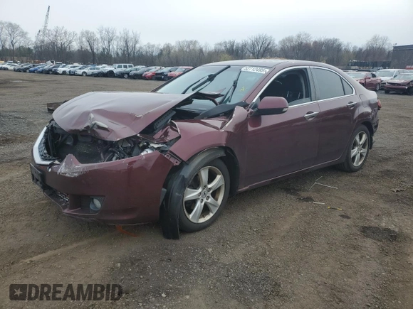 2010 Acura TSX with VIN JH4CU2F65AC007985, listed as a Copart auction lot 52712495 with 196,278 mi miles and Salvage Title. Bid and sale history available at carsss.com. Image 1.