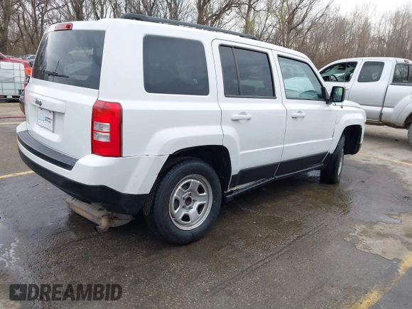 2012 Jeep Patriot Sport with VIN 1C4NJPBA7CD718773, listed as a IAAI auction lot 41846187 with 74,417 mi miles and . Bid and sale history available at DreamBid. Image 4.