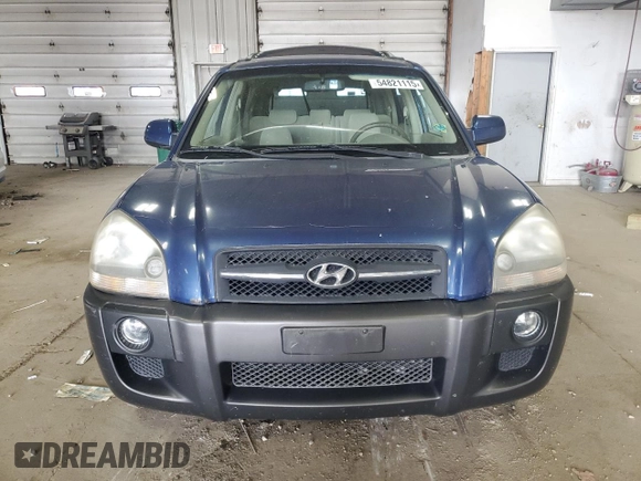 2006 Hyundai Tucson GLS with VIN KM8JN12D46U294639, listed as a Copart auction lot 54821115 with 113,681 mi miles and Clean Title. Bid and sale history available at carsss.com. Image 5.