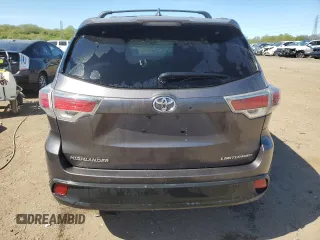 2015 Toyota Highlander Limited с VIN 5TDDKRFH9FS201009, выставлен на аукционе Copart как лот 56333075 с пробегом 154 674 миль миль и Списание • Salvage title. История ставок и продаж доступна на DreamBid. Изображение 6.