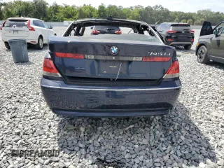 2004 BMW 7 Series 745Li with VIN WBAGN63494DS49538, listed as a Copart auction lot 55142955 with Not provided miles and Non repairable. Bid and sale history available at DreamBid. Image 6.