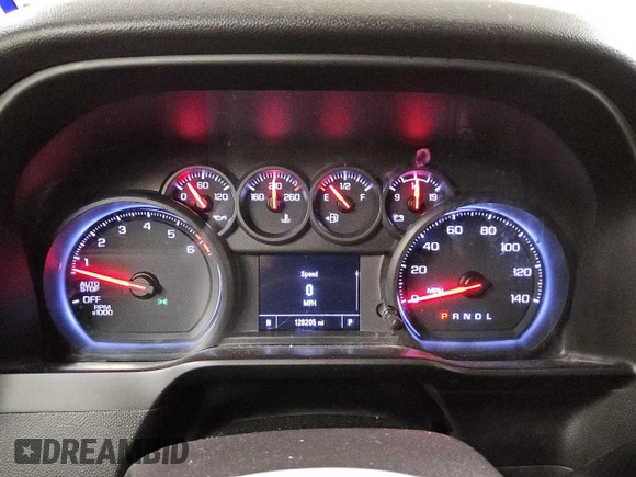 2020 Chevrolet Silverado 1500 Custom with VIN 3GCPWBEK6LG188106, listed as a Copart auction lot 47490695 with 128,205 mi miles and Clean Title. Bid and sale history available at carsss.com. Image 9.