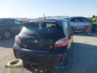 2024 Mitsubishi Mirage Black Edition with VIN ML32AWHJ1RH004954, listed as a IAAI auction lot 41834228 with 13,720 mi miles and . Bid and sale history available at DreamBid. Image 4.