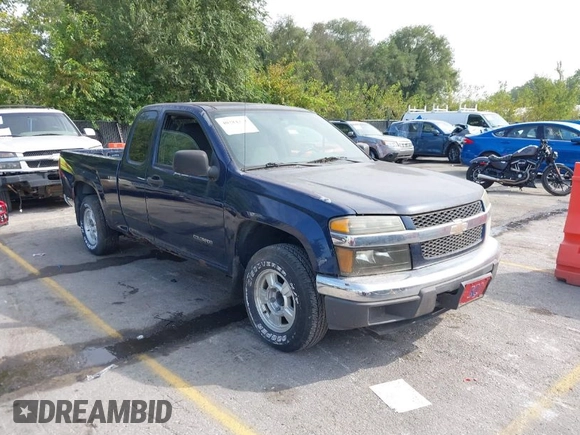 2004 Chevrolet Colorado LS ZQ8 with VIN 1GCCS196948145629, listed as a IAAI auction lot 40284752 with 172,719 mi miles. Bid and sale history available at carsss.com. Image 1.