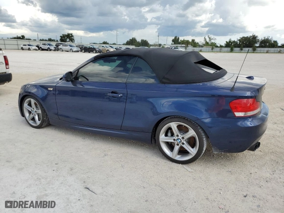 2011 BMW 1 Series 135i with VIN WBAUN7C58BVM24175, listed as a Copart auction lot 70245184 with 0 mi miles and Salvage Title. Bid and sale history available at carsss.com. Image 2.