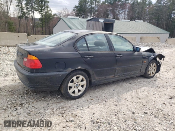 2001 BMW 3 Series 325i with VIN WBAAV334X1EE77884, listed as a Copart auction lot 52754205 with 0 mi miles and Clean Title. Bid and sale history available at carsss.com. Image 3.