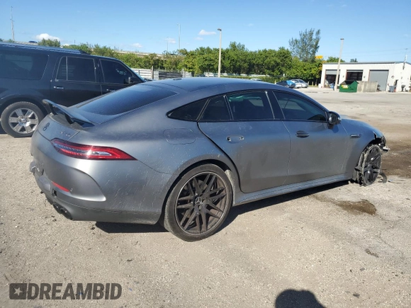 2022 Mercedes-Benz AMG GT 53 z VIN W1K7X6BB7NA048582, wystawiony jako Copart lot #78162504 z przebiegiem Nie podano mil oraz Szkoda całkowita • Salvage title. Historia ofert i sprzedaży dostępna na DreamBid. Obrazek 3.