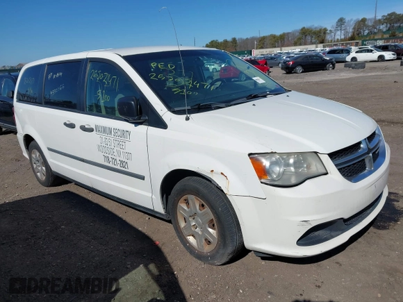 2011 Dodge Grand Caravan Cargo with VIN 2D4RN1AG1BR731817, listed as a IAAI auction lot 41766459 with Not Provided miles. Bid and sale history available at carsss.com. Image 1.