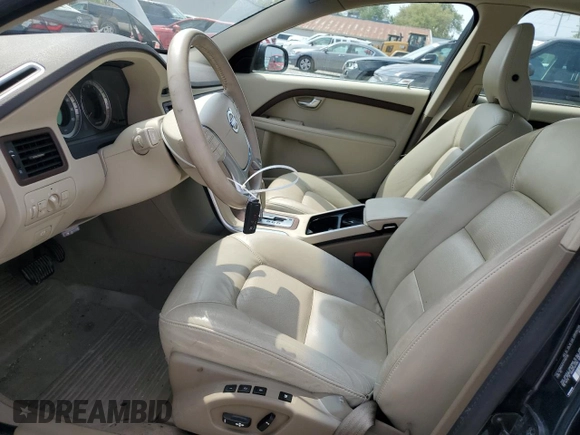 2010 Volvo S80 I6 with VIN YV1982AS7A1132738, listed as a Copart auction lot 54868245 with 116,081 mi miles and Salvage Title. Bid and sale history available at carsss.com. Image 7.