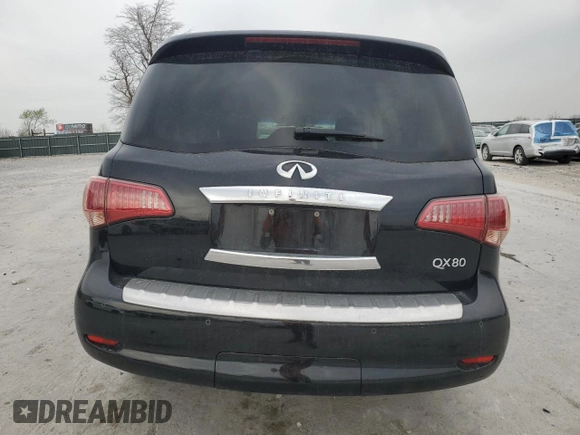 2015 Infiniti QX80 with VIN JN8AZ2NE6F9084599, listed as a Copart auction lot 50766905 with 0 mi miles and Salvage Title. Bid and sale history available at carsss.com. Image 6.