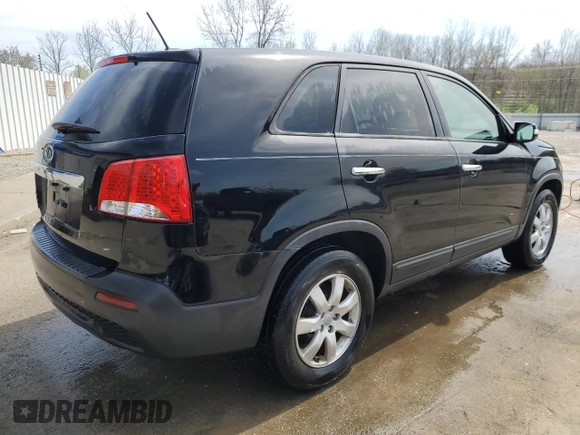 2012 Kia Sorento LX with VIN 5XYKT4A18CG232603, listed as a Copart auction lot 51419815 with 141,911 mi miles and Non Repairable. Bid and sale history available at carsss.com. Image 3.