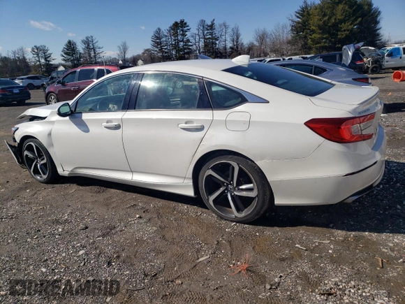 2018 Honda Accord Sedan Sport 1.5T with VIN 1HGCV1F34JA150034, listed as a Copart auction lot 45454355 with 173,698 mi miles and Salvage Title. Bid and sale history available at carsss.com. Image 2.