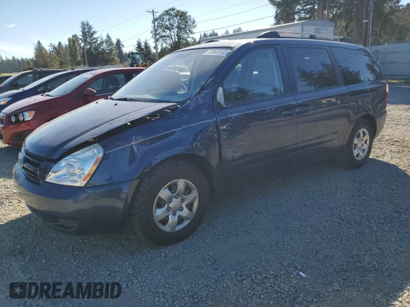 2009 Kia Sedona LX with VIN KNDMB233996272991, listed as a Copart auction lot 73060654 with 151,329 mi miles and Salvage Title. Bid and sale history available at carsss.com. Image 1.