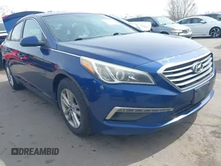 2015 Hyundai Sonata 2.4L SE with VIN 5NPE24AF2FH206149, listed as a IAAI auction lot 41844547 with 132,110 mi miles. Bid and sale history available at carsss.com. Image 1.