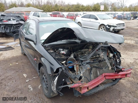 1998 Honda Civic EX with VIN 1HGEJ8243WL023329, listed as a IAAI auction lot 41744919 with 0 mi miles. Bid and sale history available at carsss.com. Image 1.