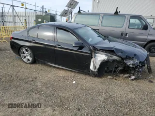 2015 BMW 5 Series 550i with VIN WBAKN9C5XFD961497, listed as a Copart auction lot 79321104 with Not provided miles and Salvage title. Bid and sale history available at DreamBid. Image 4.