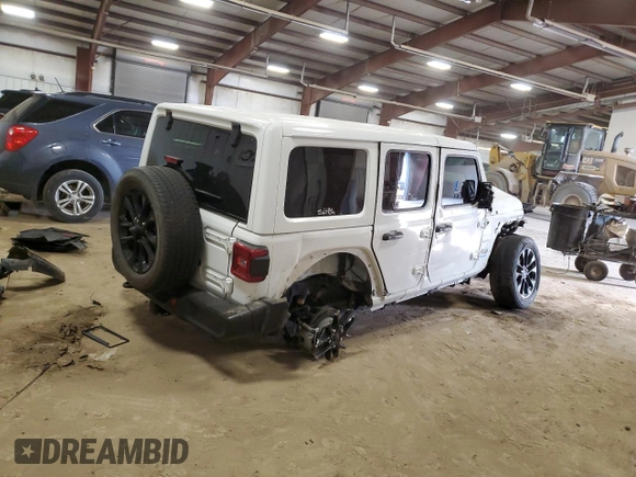 2021 Jeep Wrangler Unlimited Sahara с VIN 1C4JJXP61MW868399, выставлен на аукционе Copart как лот 49039445 с пробегом 35 387 миль миль и На запчасти • Non repairable. История ставок и продаж доступна на DreamBid. Изображение 3.