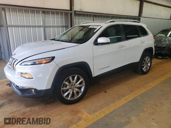 2017 Jeep Cherokee Limited with VIN 1C4PJMDS2HW544202, listed as a Copart auction lot 59942135 with 36,140 mi miles and Salvage title. Bid and sale history available at DreamBid. Image 1.