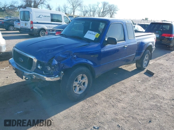2004 Ford Ranger XL Fleet with VIN 1FTYR15E44PB21128, listed as a IAAI auction lot 42003646 with Not Provided miles. Bid and sale history available at carsss.com. Image 17.