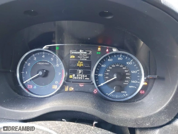 2016 Subaru Impreza Wagon 2.0i Sport Limited with VIN JF1GPAY63G8229475, listed as a IAAI auction lot 41656668 with 84,991 mi miles. Bid and sale history available at carsss.com. Image 7.