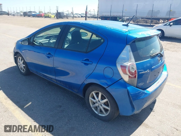 2013 Toyota Prius One with VIN JTDKDTB38D1544445, listed as a IAAI auction lot 42158624 with 249,997 mi miles. Bid and sale history available at carsss.com. Image 3.