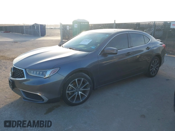 2018 Acura TLX with VIN 19UUB2F34JA008883, listed as a IAAI auction lot 41386586 with 57,928 mi miles. Bid and sale history available at carsss.com. Image 17.