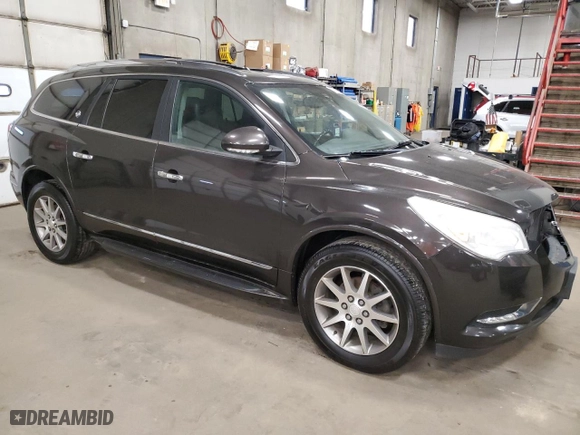 2014 Buick Enclave Leather with VIN 5GAKRBKD0EJ159744, listed as a Copart auction lot 54418685 with 165,068 mi miles and Salvage Title. Bid and sale history available at carsss.com. Image 4.
