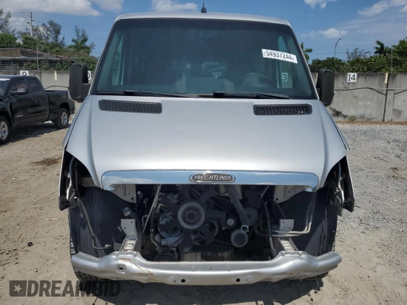 2007 Freightliner Sprinter with VIN WDRPE746975133747, listed as a Copart auction lot 54937244 with Not Provided miles and Salvage Title. Bid and sale history available at DreamBid. Image 5.