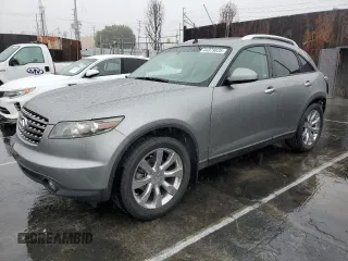 2005 Infiniti FX35 with VIN JNRAS08U35X106091, listed as a Copart auction lot 44379835 with 97,367 mi miles and Salvage Title. Bid and sale history available at carsss.com. Image 1.
