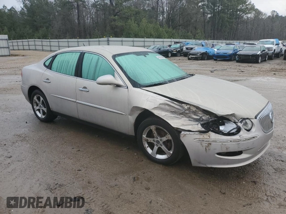 2009 Buick LaCrosse CX with VIN 2G4WC582691264440, listed as a Copart auction lot 45083845 with 134,059 mi miles and Salvage Title. Bid and sale history available at carsss.com. Image 4.