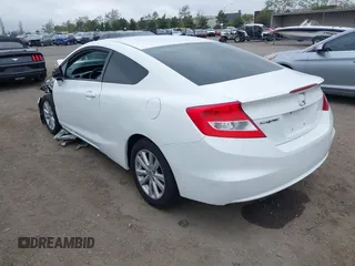 2012 Honda Civic Cpe EX with VIN 2HGFG3B83CH528482, listed as a IAAI auction lot 41894111 with 137,380 mi miles. Bid and sale history available at carsss.com. Image 3.