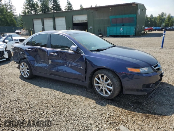 2008 Acura TSX Nav with VIN JH4CL96948C014975, listed as a Copart auction lot 61224325 with 140,429 mi miles and Salvage title. Bid and sale history available at DreamBid. Image 4.