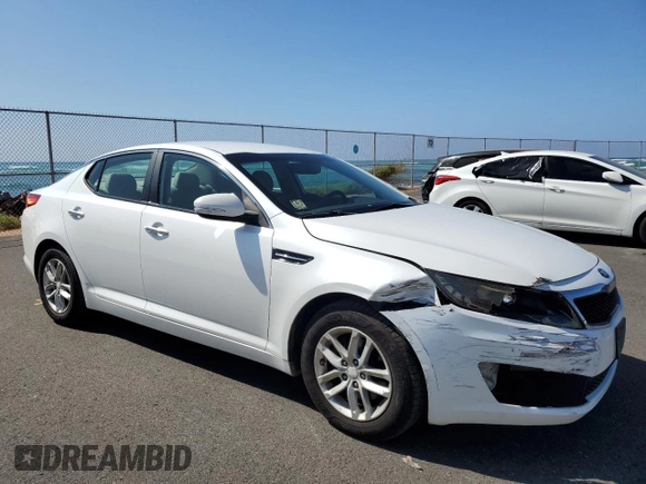 2013 Kia Optima LX with VIN KNAGM4A78D5351671, listed as a Copart auction lot 45056455 with 55,541 mi miles and Clean Title. Bid and sale history available at carsss.com. Image 4.