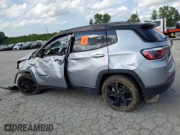 2018 Jeep Compass Altitude with VIN 3C4NJCBB2JT407423, listed as a Copart auction lot 65131134 with 66,605 mi miles and Salvage title. Bid and sale history available at DreamBid. Image 2.