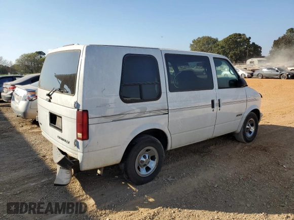 2000 Chevrolet Astro Cargo YF7 z VIN 1GBDM19W1YB127850, wystawiony jako Copart lot #78286784 z przebiegiem 162 090 mil mil oraz Szkoda całkowita • Salvage title. Historia ofert i sprzedaży dostępna na DreamBid. Obrazek 3.