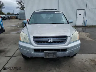 2003 Honda Pilot EX with VIN 2HKYF18563H511761, listed as a Copart auction lot 49004995 with 0 mi miles and Salvage Title. Bid and sale history available at carsss.com. Image 5.