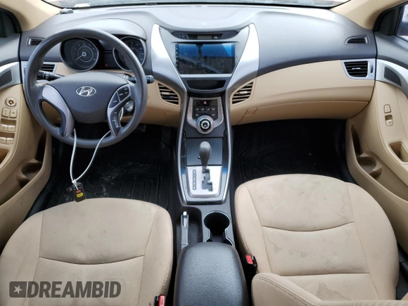 2013 Hyundai Elantra Limited with VIN 5NPDH4AE4DH347125, listed as a Copart auction lot 54441795 with 172,746 mi miles and Salvage Title. Bid and sale history available at DreamBid. Image 8.