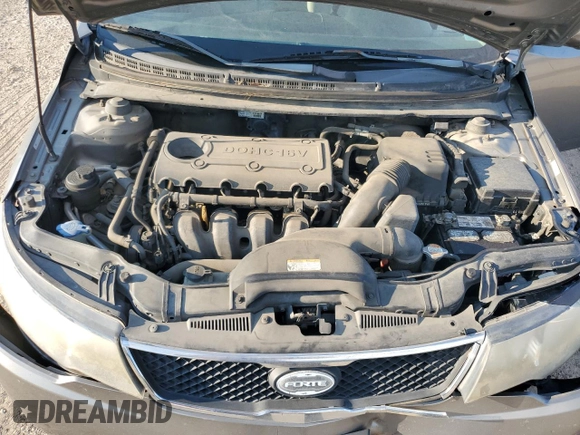 2010 Kia Forte EX with VIN KNAFU4A22A5055282, listed as a Copart auction lot 72369604 with Not Provided miles and Salvage Title. Bid and sale history available at carsss.com. Image 12.