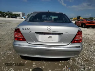 2003 Mercedes-Benz S 430 z VIN WDBNG70J83A354512, wystawiony jako Copart lot #58195225 z przebiegiem 78 502 mil mil oraz Szkoda całkowita • Salvage title. Historia ofert i sprzedaży dostępna na DreamBid. Obrazek 6.