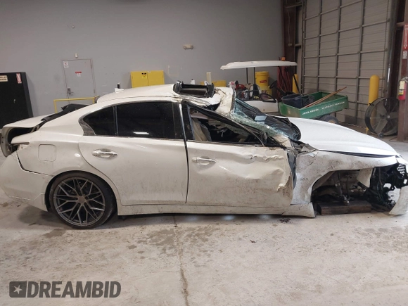 2018 Infiniti Q50 Sport z VIN JN1EV7AP5JM352872, wystawiony jako IAAI lot #42107252 z przebiegiem 81 889 mil mil oraz . Historia ofert i sprzedaży dostępna na DreamBid. Obrazek 14.