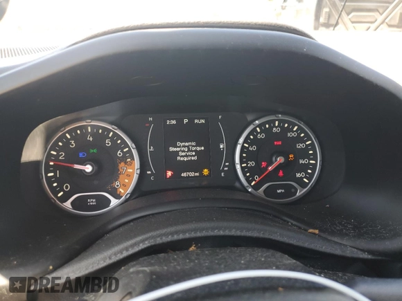 2018 Jeep Renegade Latitude z VIN ZACCJBBB7JPG88689, wystawiony jako Copart lot #54496055 z przebiegiem 46 702 mil mil oraz Szkoda całkowita • Salvage title. Historia ofert i sprzedaży dostępna na DreamBid. Obrazek 9.