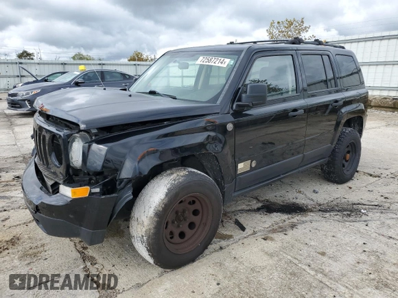 2015 Jeep Patriot Sport z VIN 1C4NJRBB1FD176918, wystawiony jako Copart lot #72587214 z przebiegiem 109 151 mil mil oraz Szkoda całkowita • Salvage title. Historia ofert i sprzedaży dostępna na DreamBid. Obrazek 1.