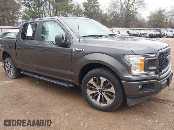 2020 Ford F-150 XL with VIN 1FTEW1C47LKD55183, listed as a IAAI auction lot 41689782 with 67,715 mi miles. Bid and sale history available at carsss.com. Image 1.