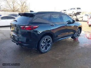 2021 Chevrolet Blazer RS with VIN 3GNKBKRS7MS557772, listed as a IAAI auction lot 41157912 with 67,550 mi miles. Bid and sale history available at carsss.com. Image 4.
