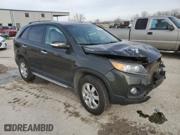 2011 Kia Sorento LX with VIN 5XYKT4A18BG171140, listed as a Copart auction lot 42165025 with 184,804 mi miles and Salvage Title. Bid and sale history available at carsss.com. Image 4.