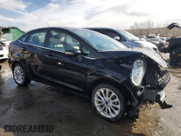 2017 Ford Fiesta Titanium with VIN 3FADP4CJ9HM139325, listed as a Copart auction lot 47852825 with 100,264 mi miles and Salvage Title. Bid and sale history available at carsss.com. Image 4.