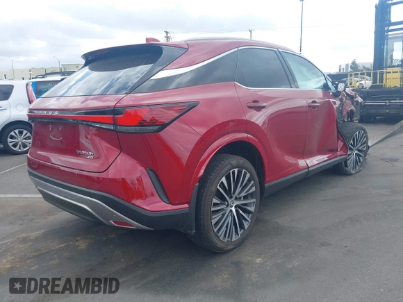 2023 Lexus RX with VIN 2T2BBMCA9PC014179, listed as a IAAI auction lot 41218803 with 1 mi miles. Bid and sale history available at carsss.com. Image 4.